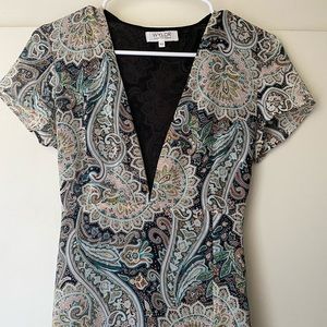 WYLDR Maxi paisley wrap dress